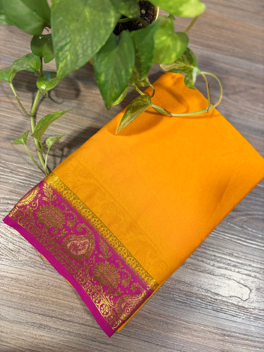 Zip & Go Saree Mysore crepe silk