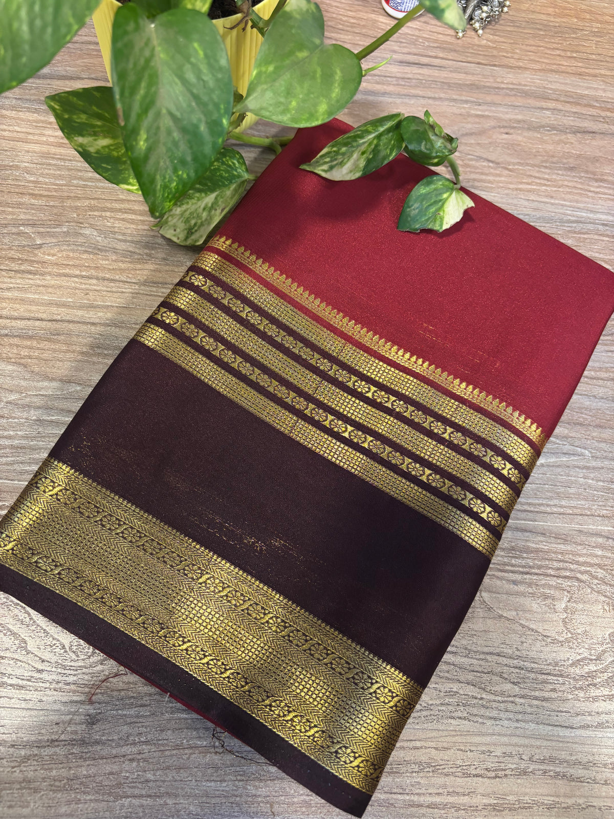 Mysore crepe silk zip & go saree (Copy 4)