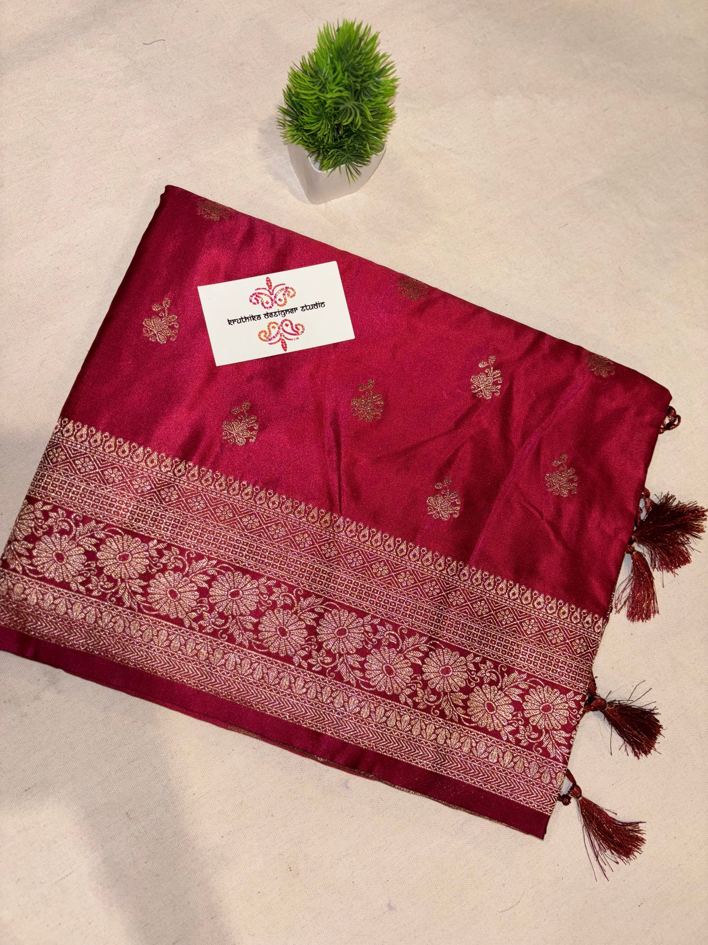 Banarasi satin saree