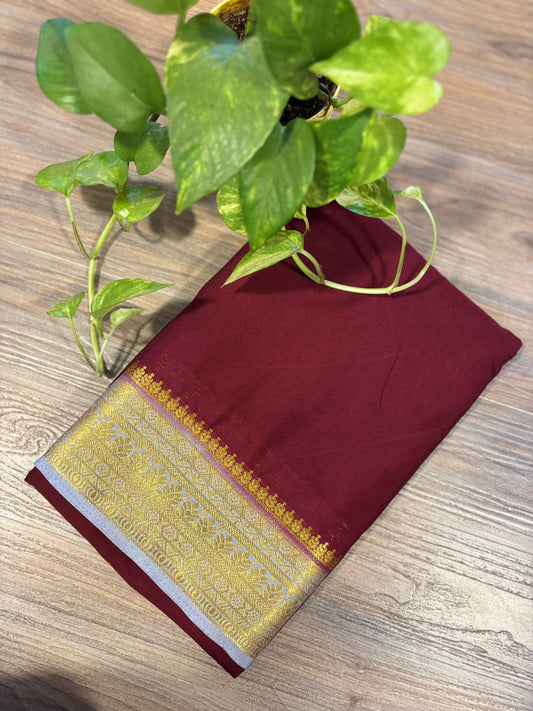 Zip & Go Saree Mysore crepe silk