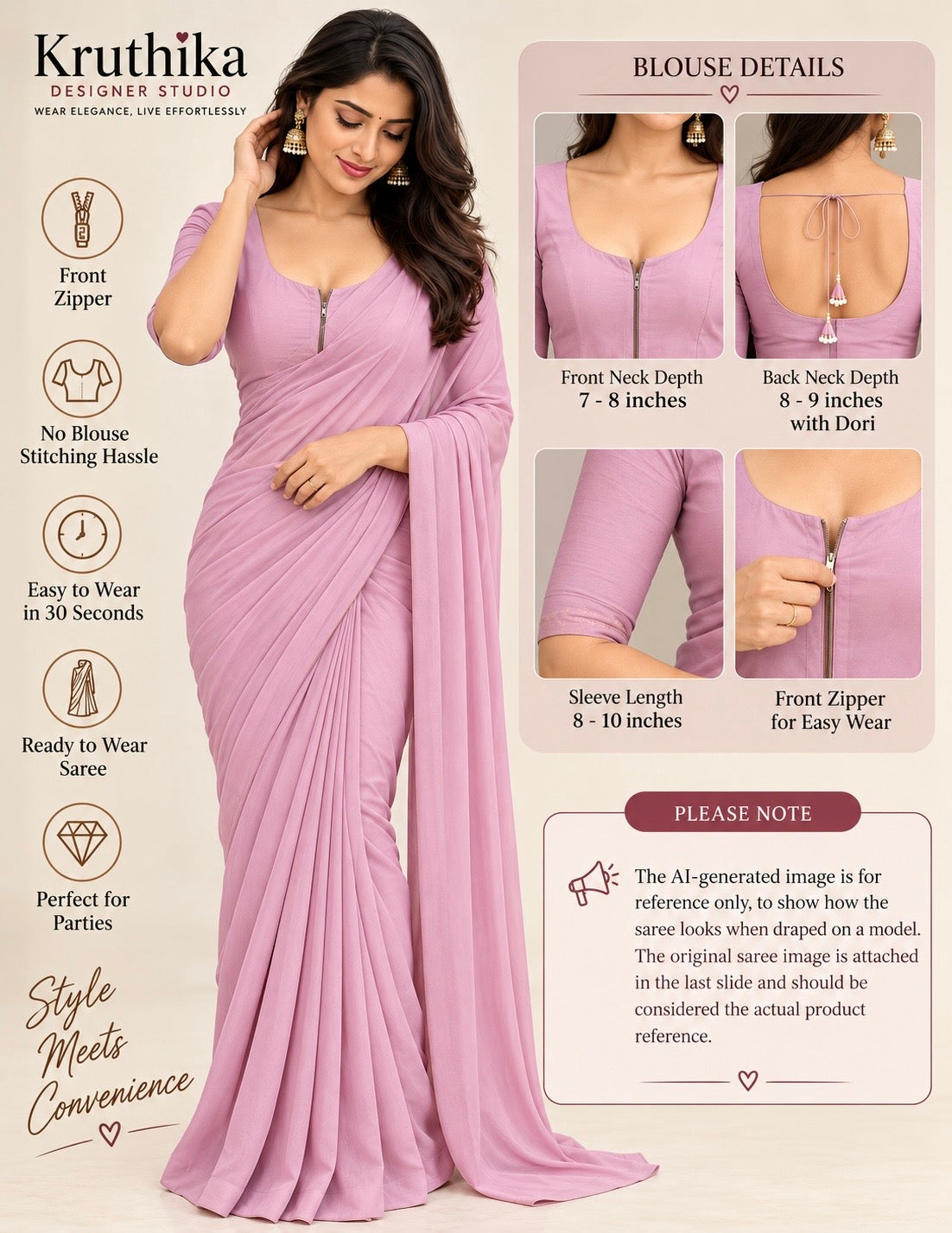 Party wear saree