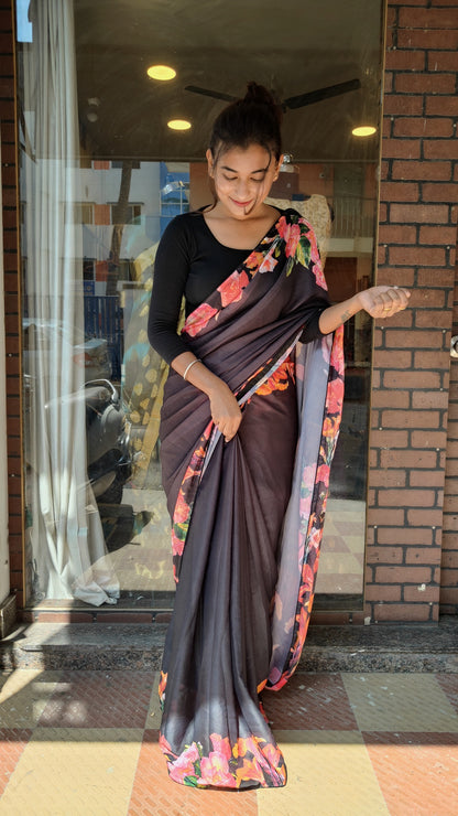 (MS) Tshirt saree