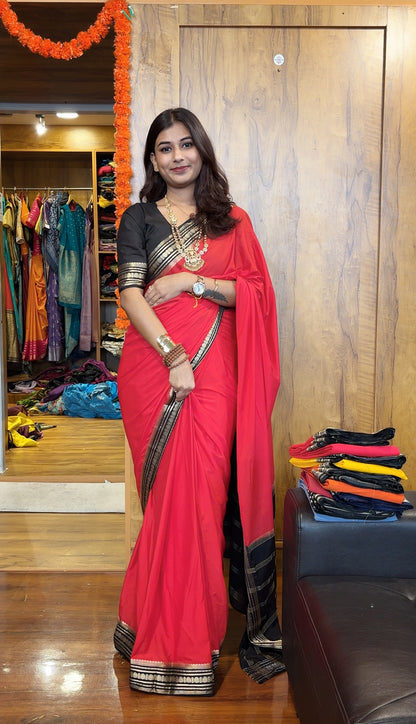 Semi Mysore silk saree