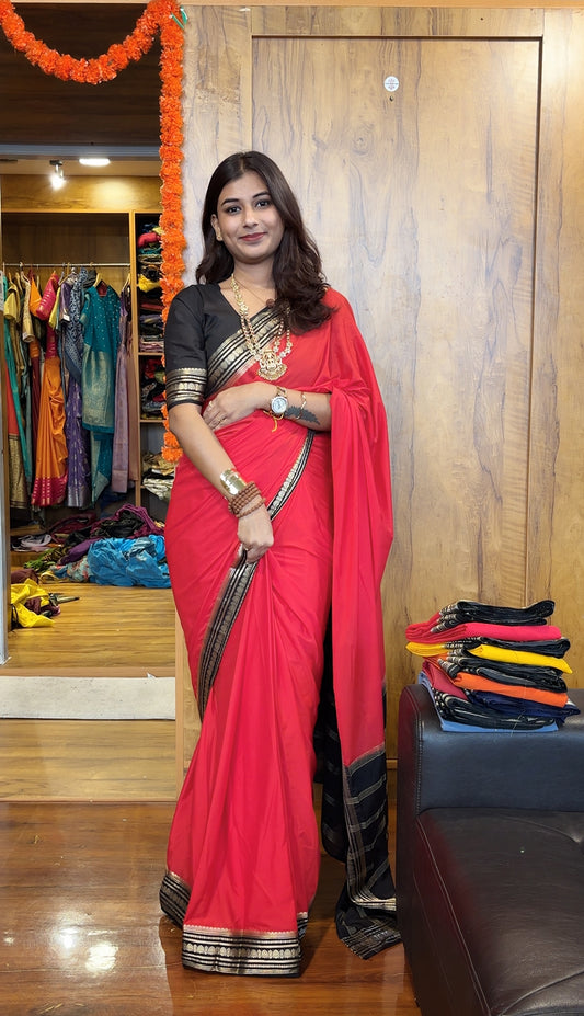 Semi Mysore silk saree