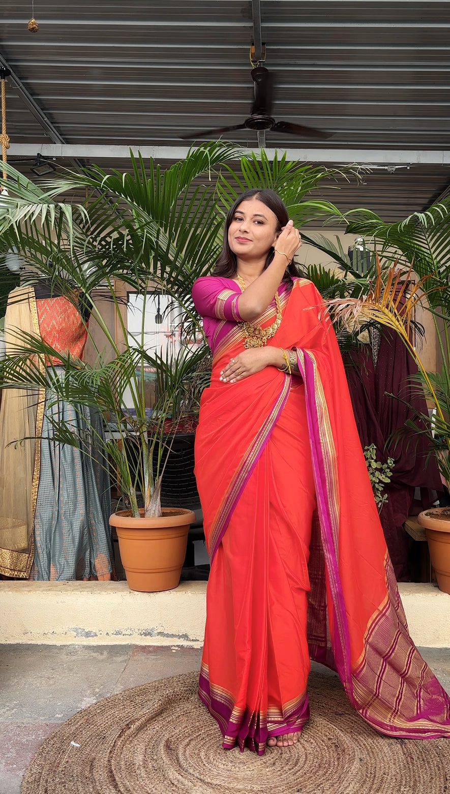 Semi Mysore silk saree bentex