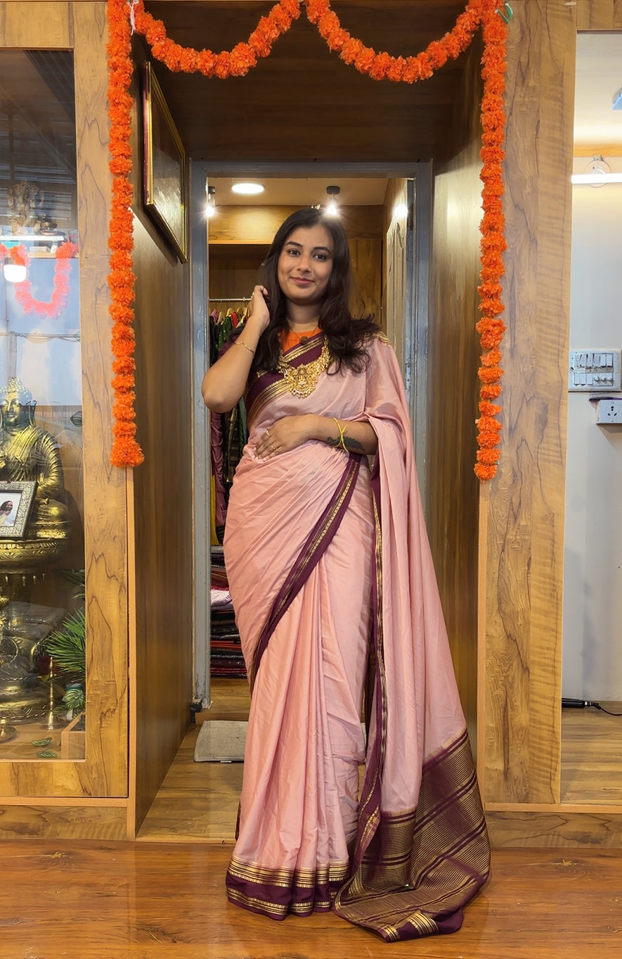 Semi Mysore silk saree bentex (Copy)