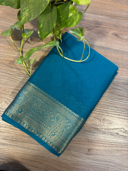 Zip & Go Saree Mysore crepe silk