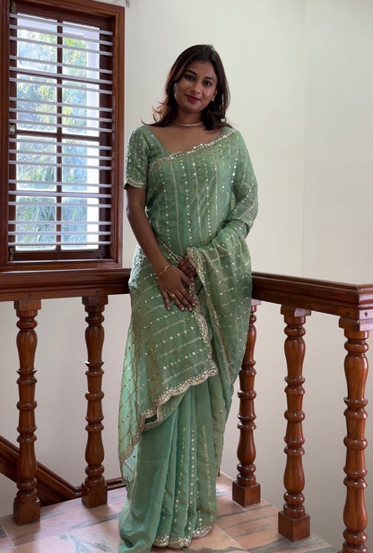 Sequence partywear sarees