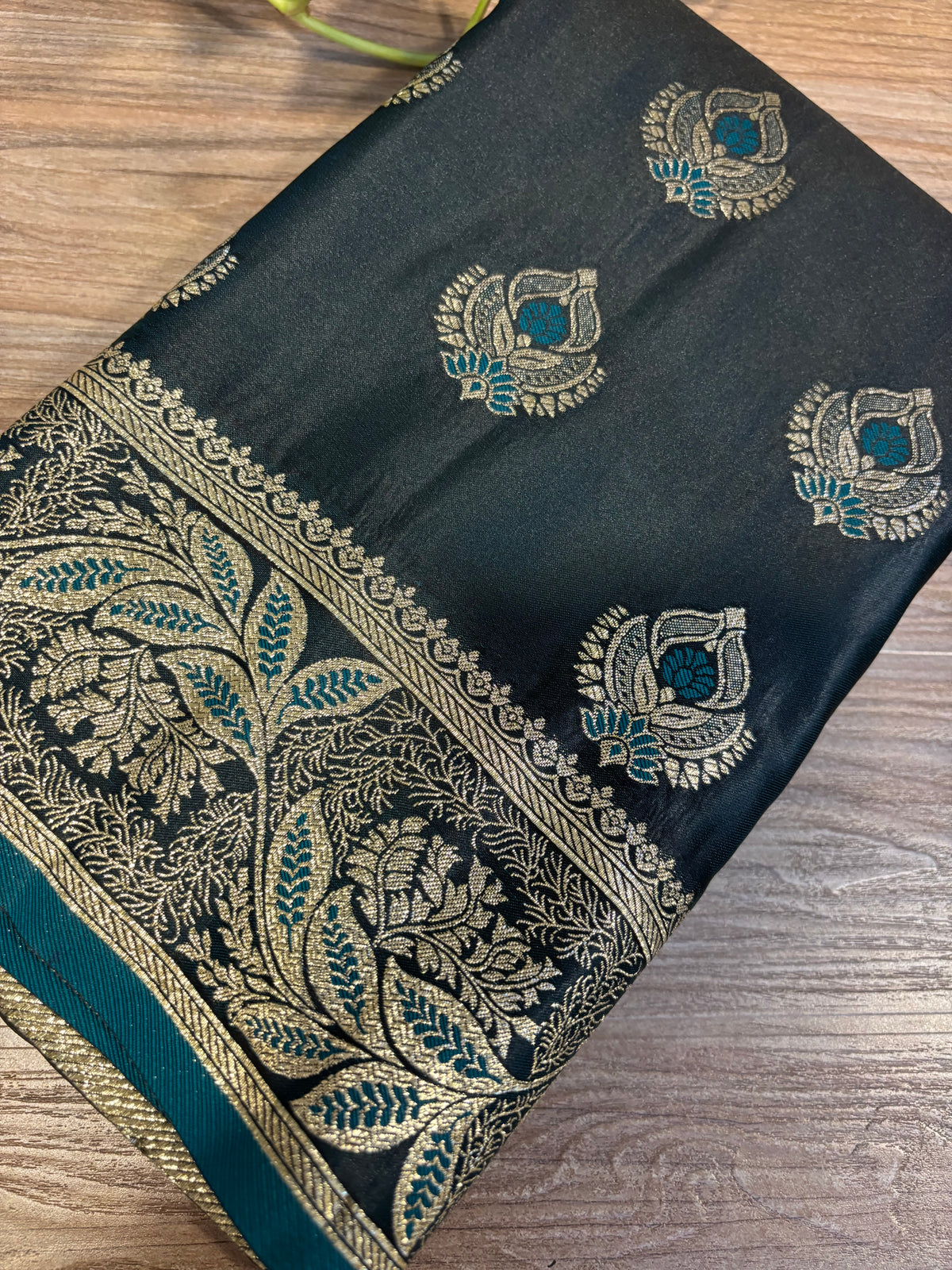 Satin Banarasi Zip & go saree