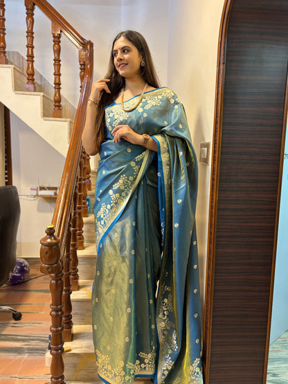 Banarasi organza saree
