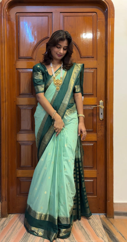 Semi Mysore crepe silk saree(8)