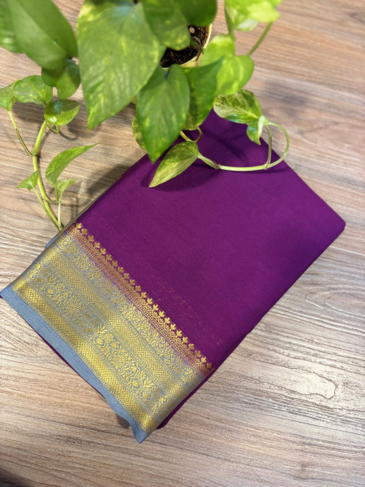 Zip & Go Saree Mysore crepe silk