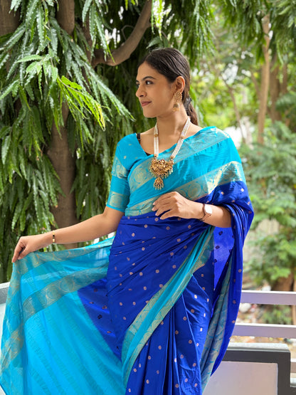 Semi Mysore crepe silk saree(20)