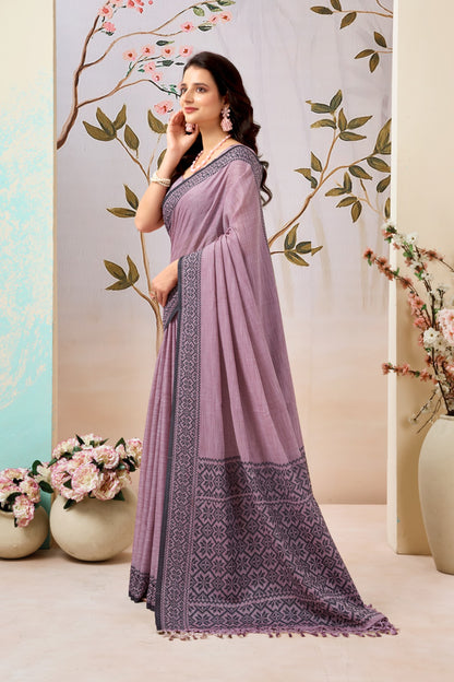 HAMSIKA KOMOLINA LINEN SAREE