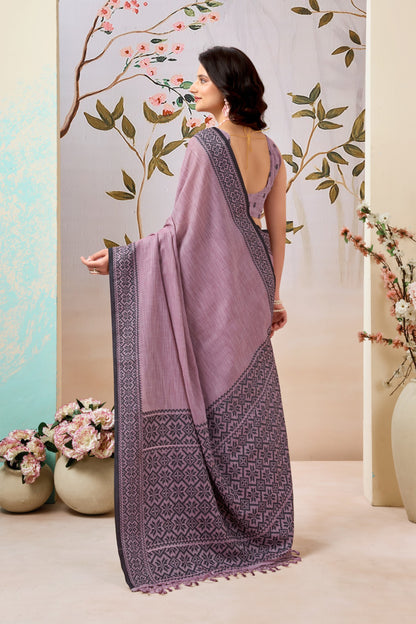HAMSIKA KOMOLINA LINEN SAREE