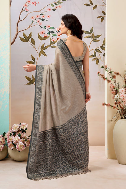 APSARA KOMOLINA LINEN SAREE