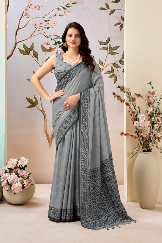 KOMOLINA LINEN SAREE