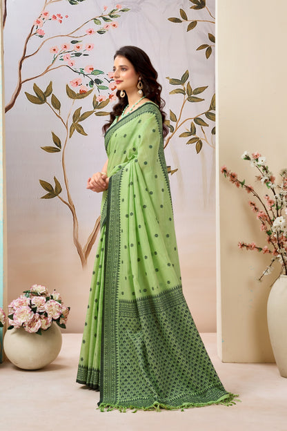 SMITA PANCHUDI LINEN SAREE