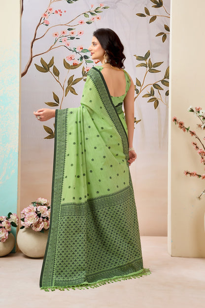 SMITA PANCHUDI LINEN SAREE