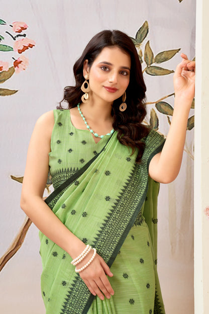 SMITA PANCHUDI LINEN SAREE