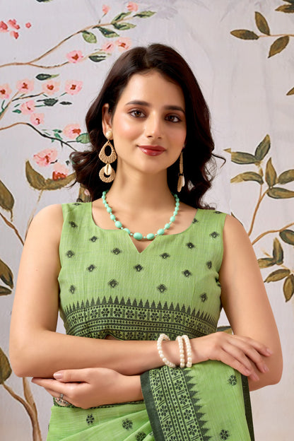SMITA PANCHUDI LINEN SAREE