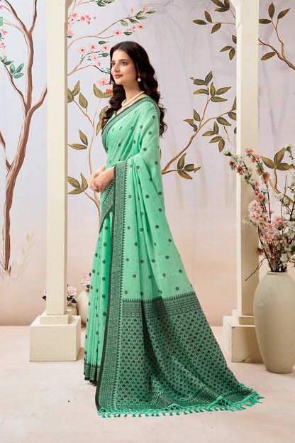 GANGA PANCHUDI LINEN SAREE