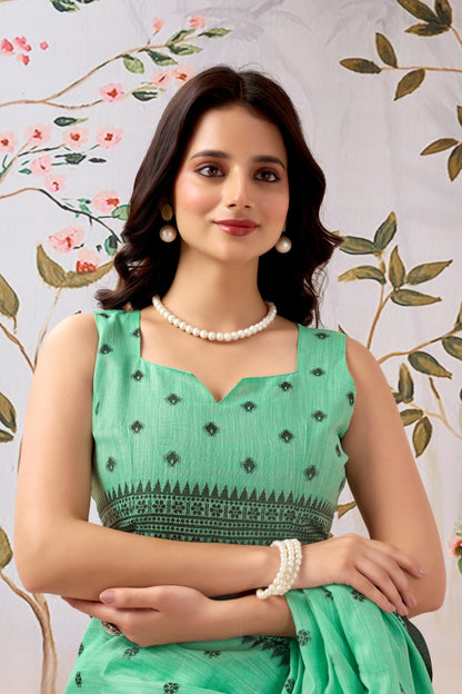 KAVYAKALA JAMADANI COTTON SAREE