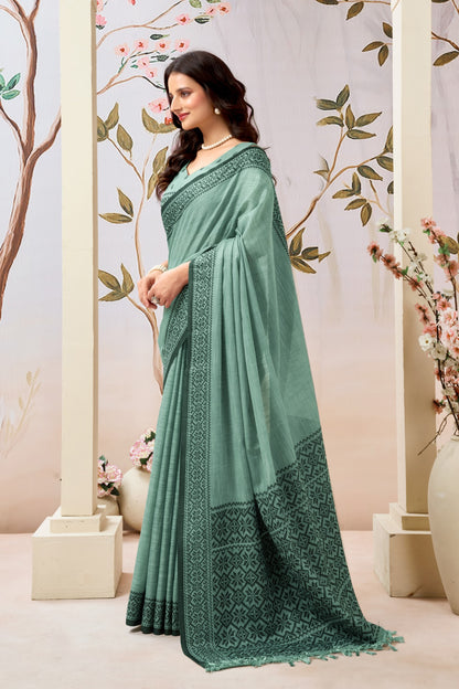 YAMIKA KOMOLINA LINEN SAREE