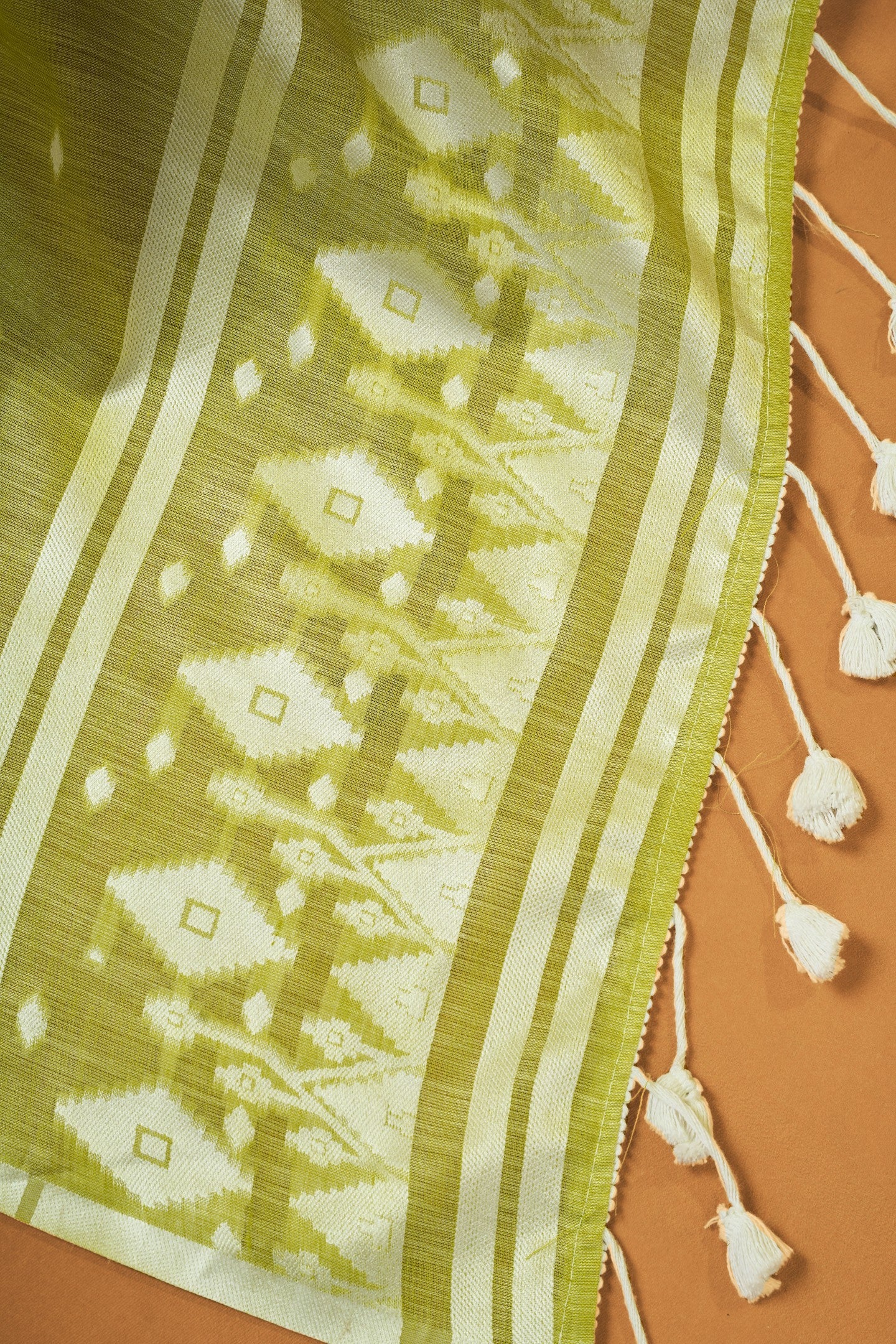SASSY SIX YARDS COTTON LINEN SAREE