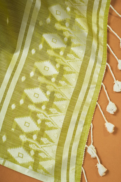 SASSY SIX YARDS COTTON LINEN SAREE