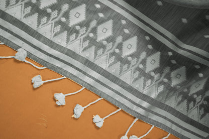 WOVEN WISHPER COTTON LINEN SAREE