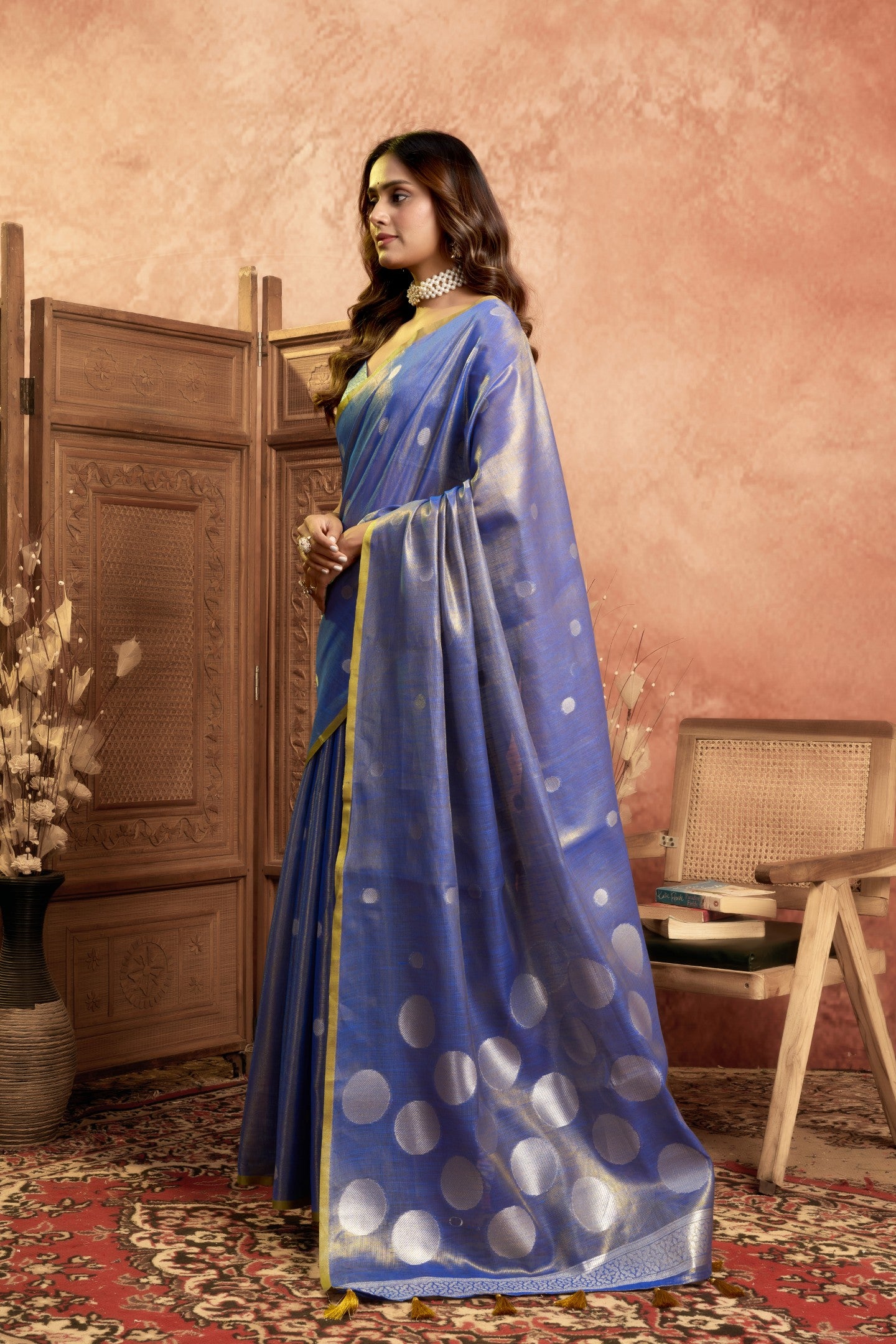 DIVA DRAPE CHANDRIMA TISSUE SAREE