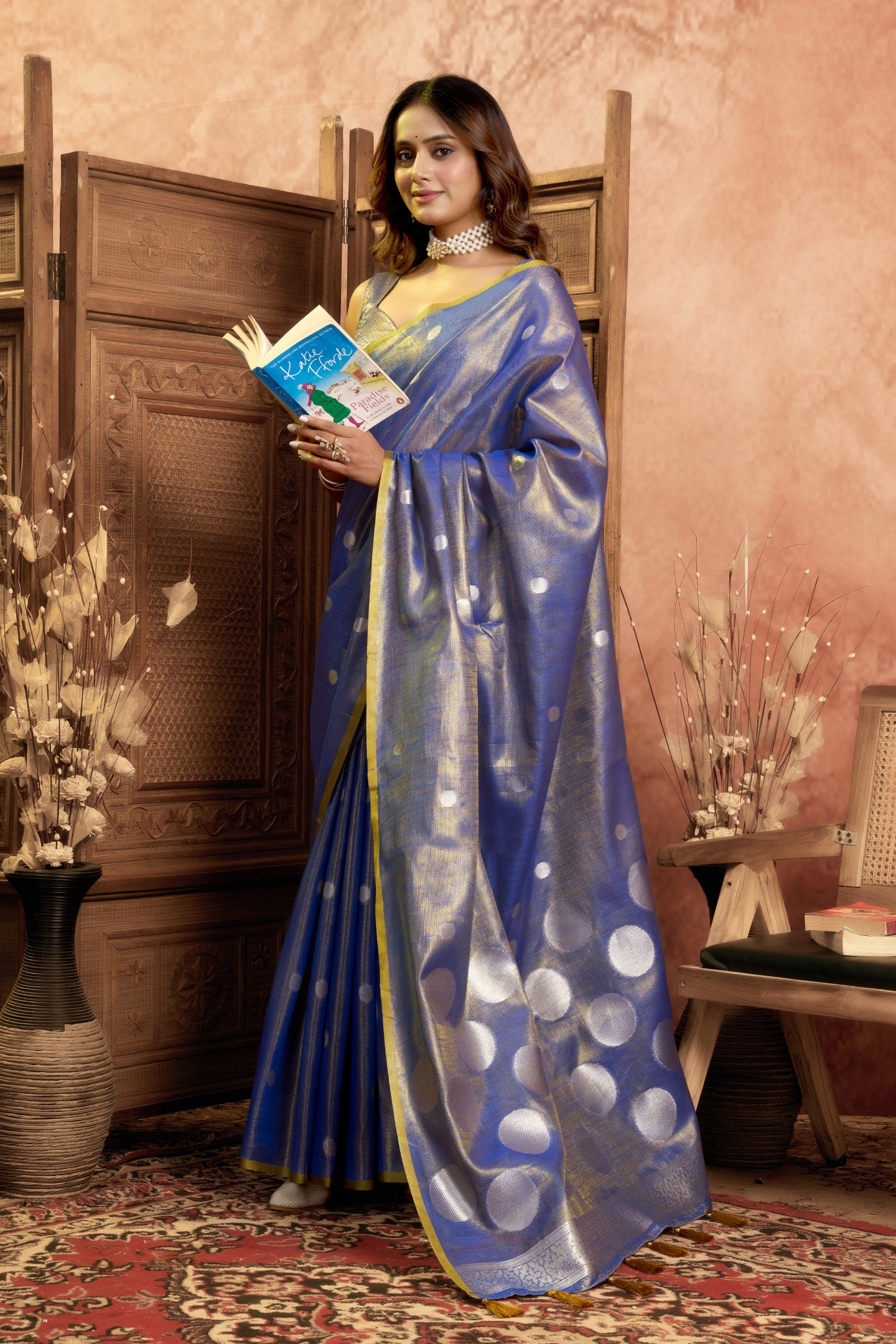 DIVA DRAPE CHANDRIMA TISSUE SAREE