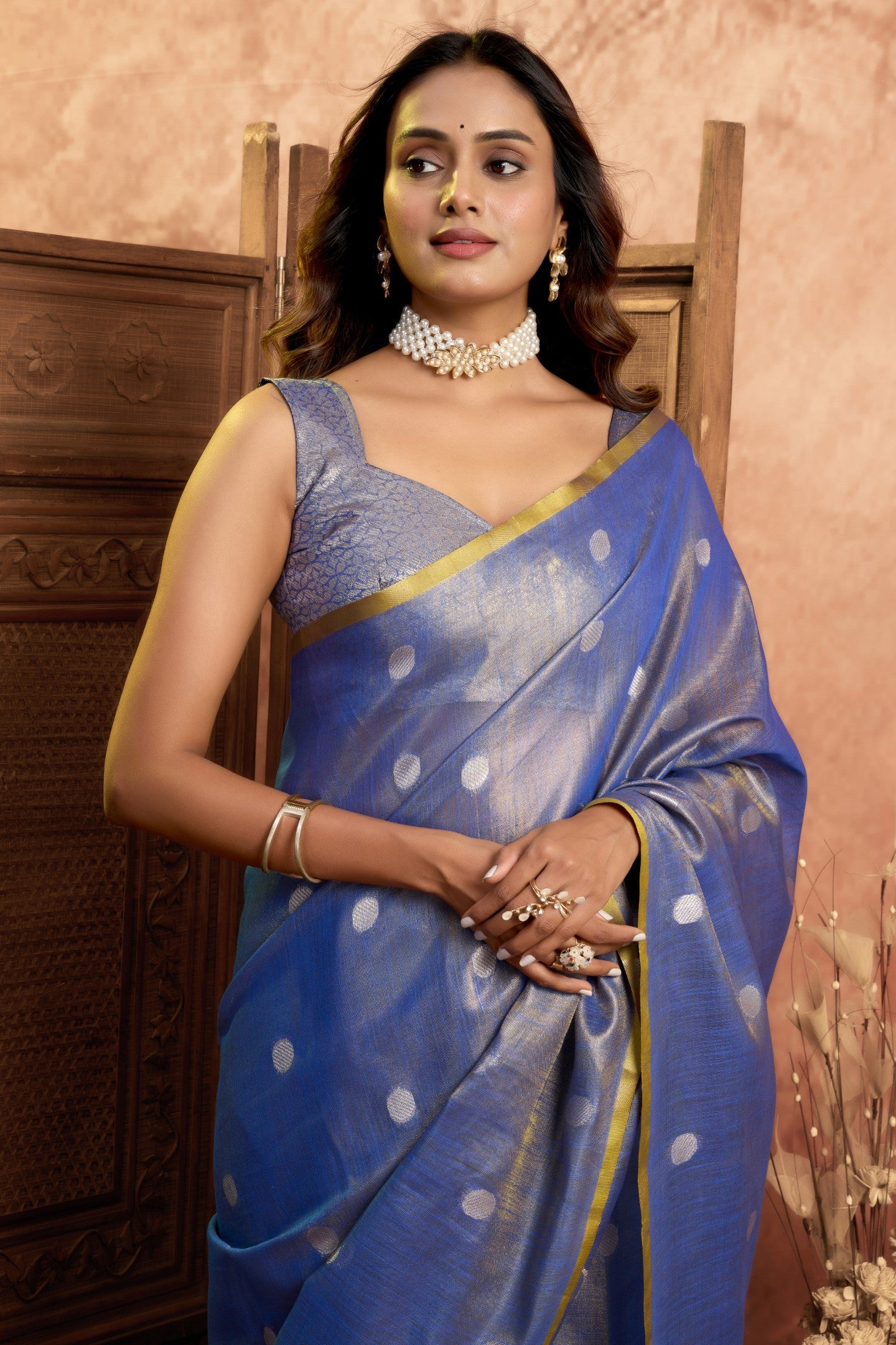 DIVA DRAPE CHANDRIMA TISSUE SAREE
