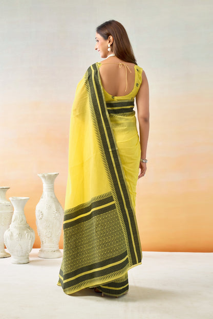 SAMIKA LINEN COTTON SAREE