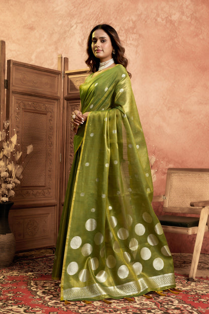 MIKIHA CHANDRIMA TISSUE SAREE
