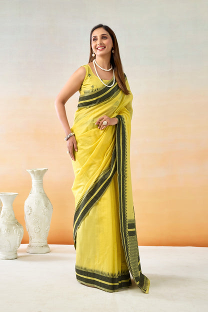 SAMIKA LINEN COTTON SAREE