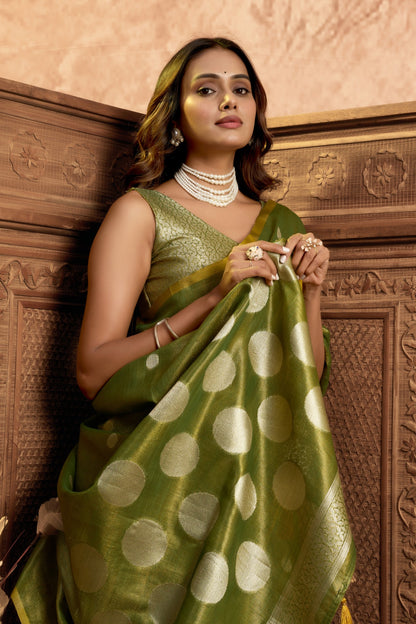 MIKIHA CHANDRIMA TISSUE SAREE