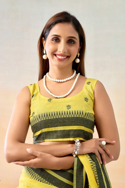 SAMIKA LINEN COTTON SAREE