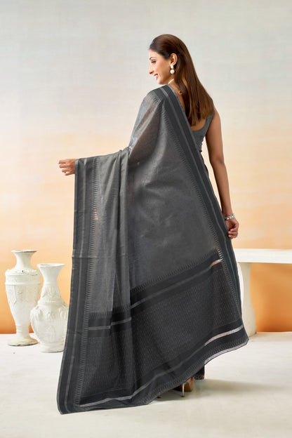 SAMIKA LINEN COTTON SAREE