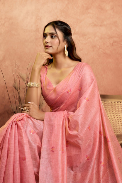 KAYA MEHATAB LINEN SAREE