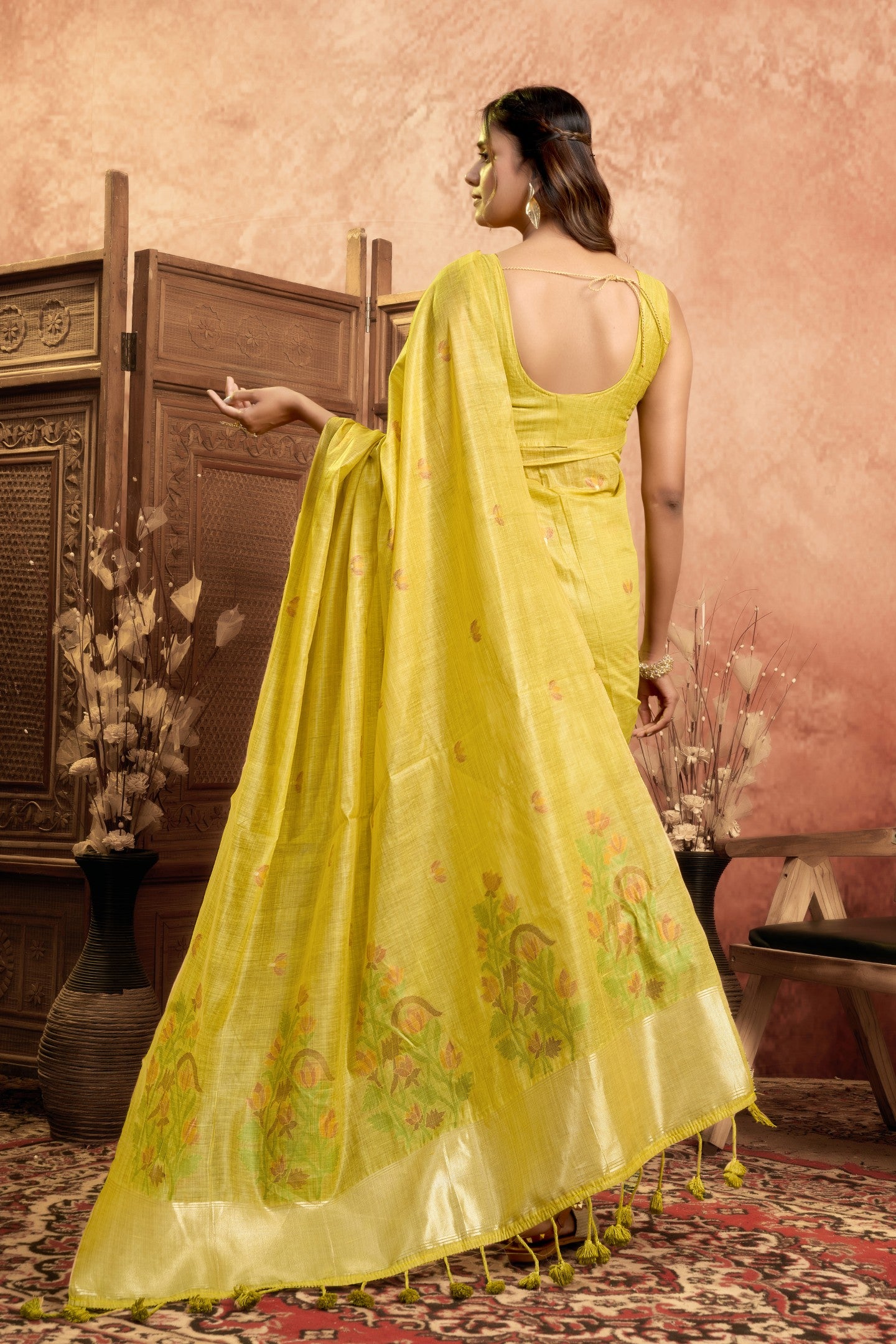 KSHIPRA MEHATAB LINEN SAREE