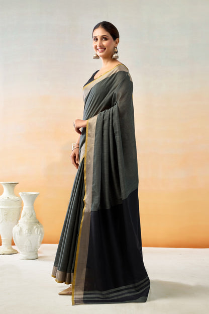 REVIKA LINEN COTTON SAREE
