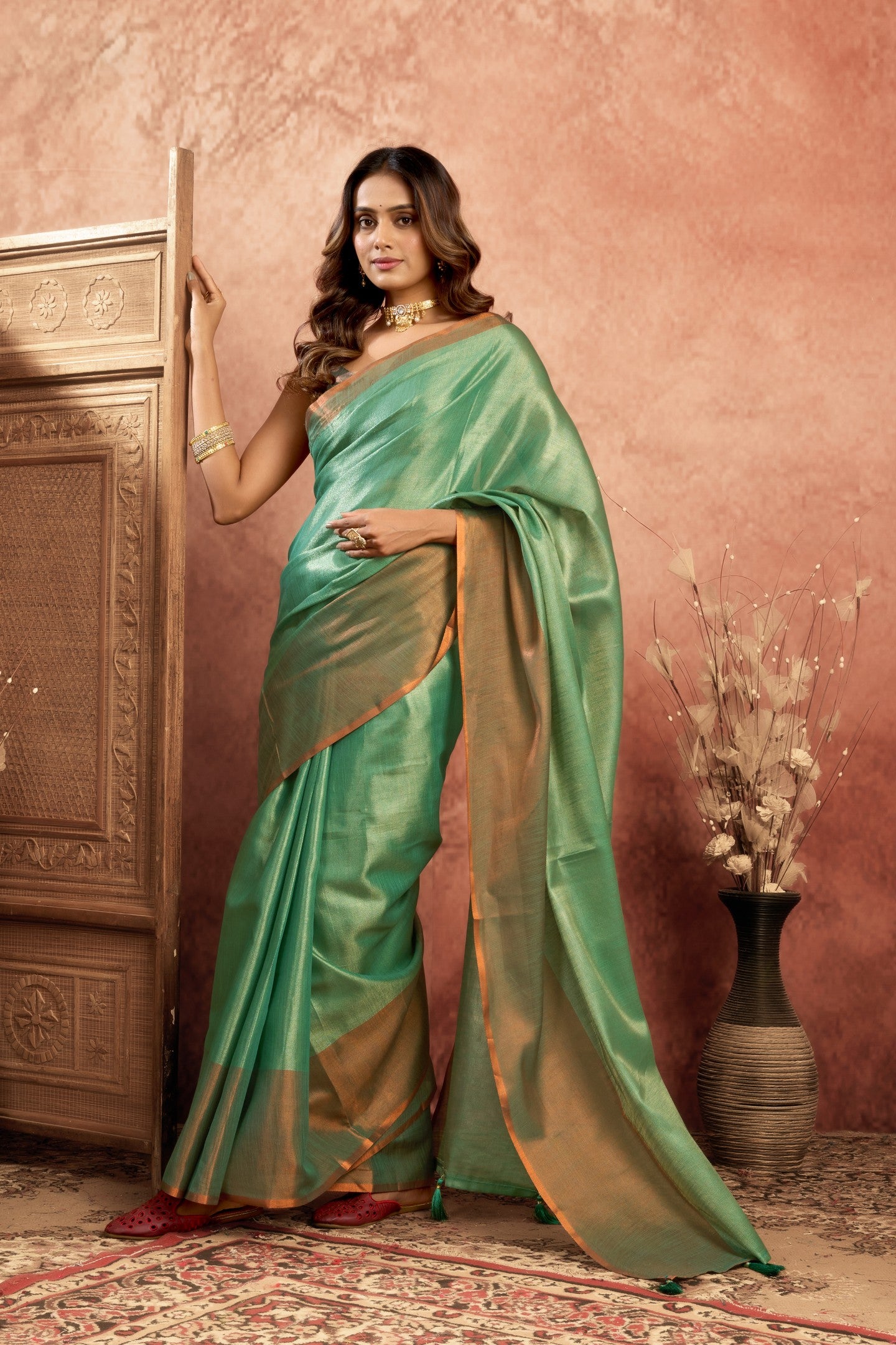 YAMANI THREAD TISSUE SAREES