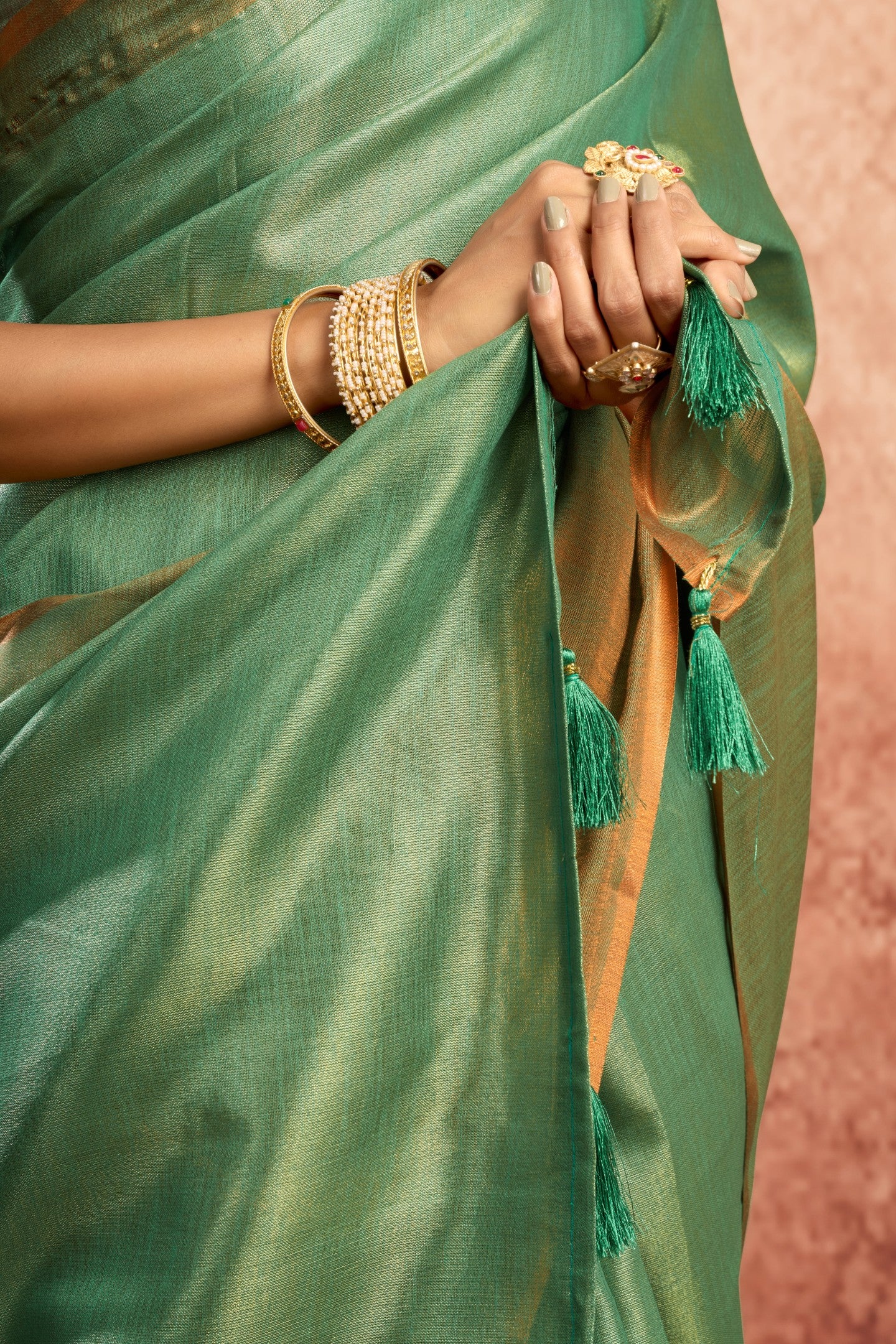 YAMANI THREAD TISSUE SAREES