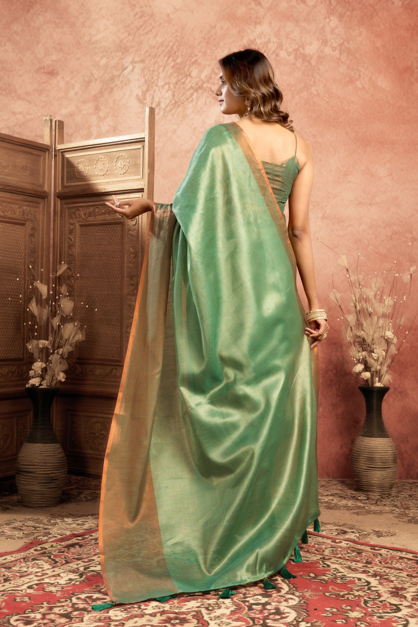 YAMANI THREAD TISSUE SAREES