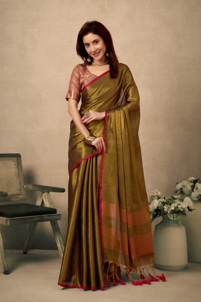 MULRAGA TISSUE SAREE
