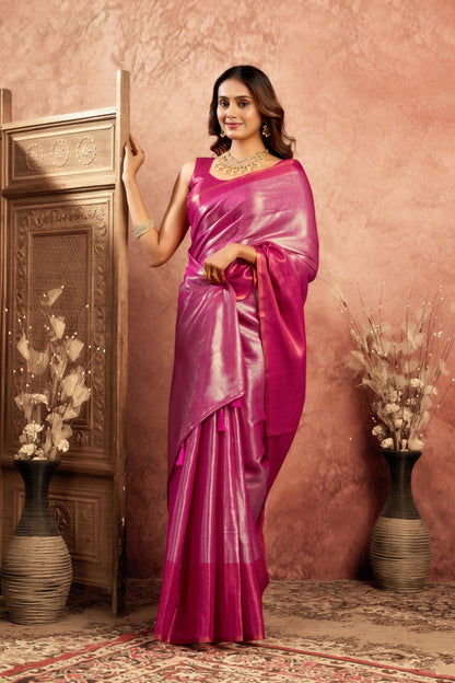 INDUMATI WOVEN GRACE TISSUE SAREE