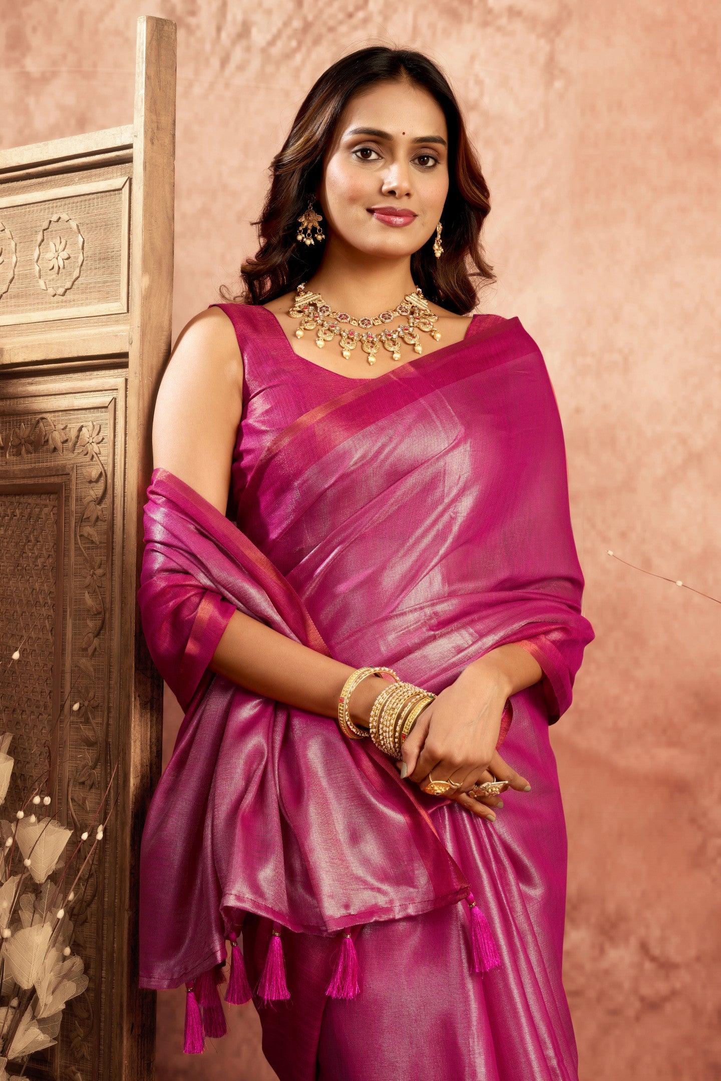 INDUMATI WOVEN GRACE TISSUE SAREE