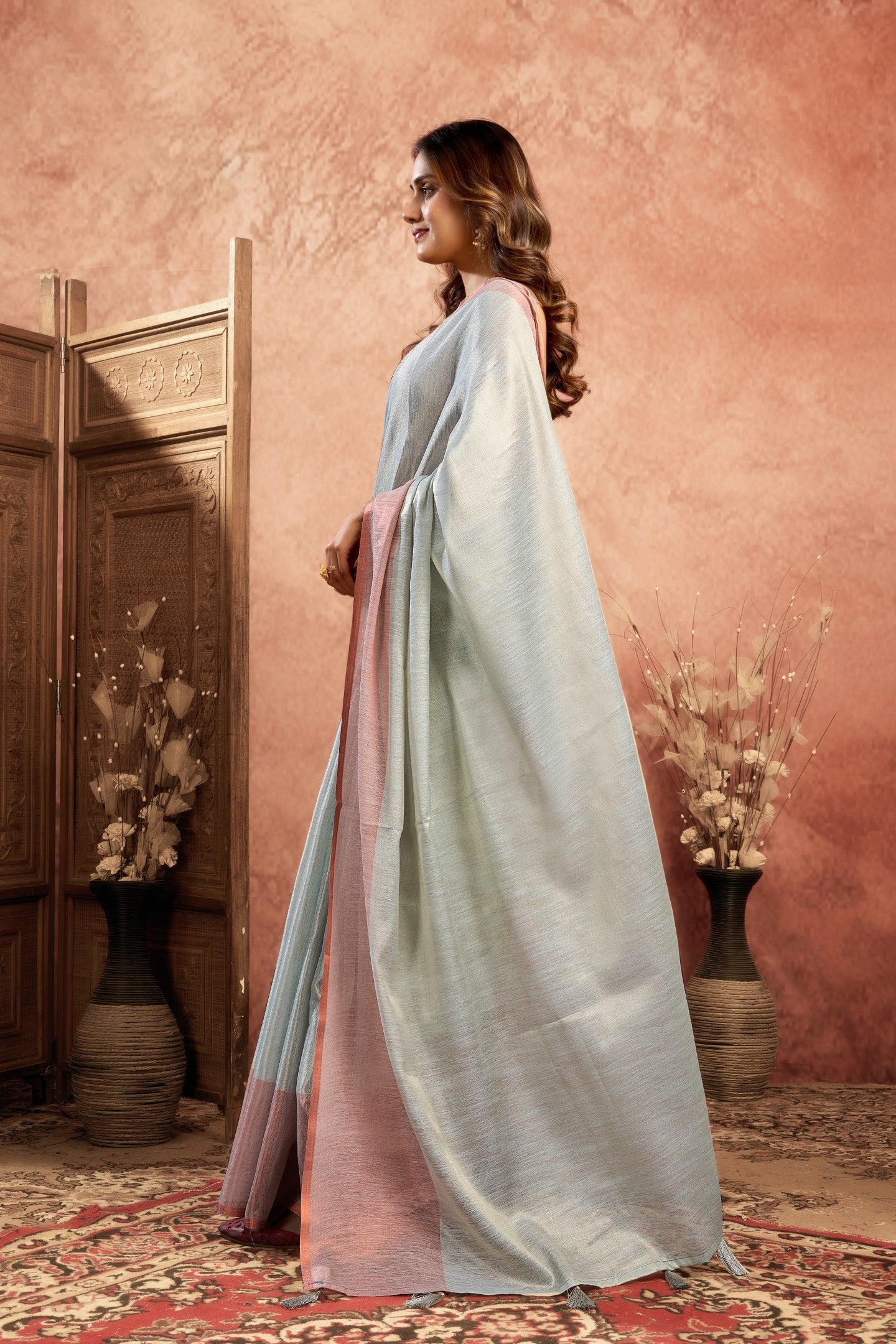 VIBHA VARNAN TISSUE SAREE